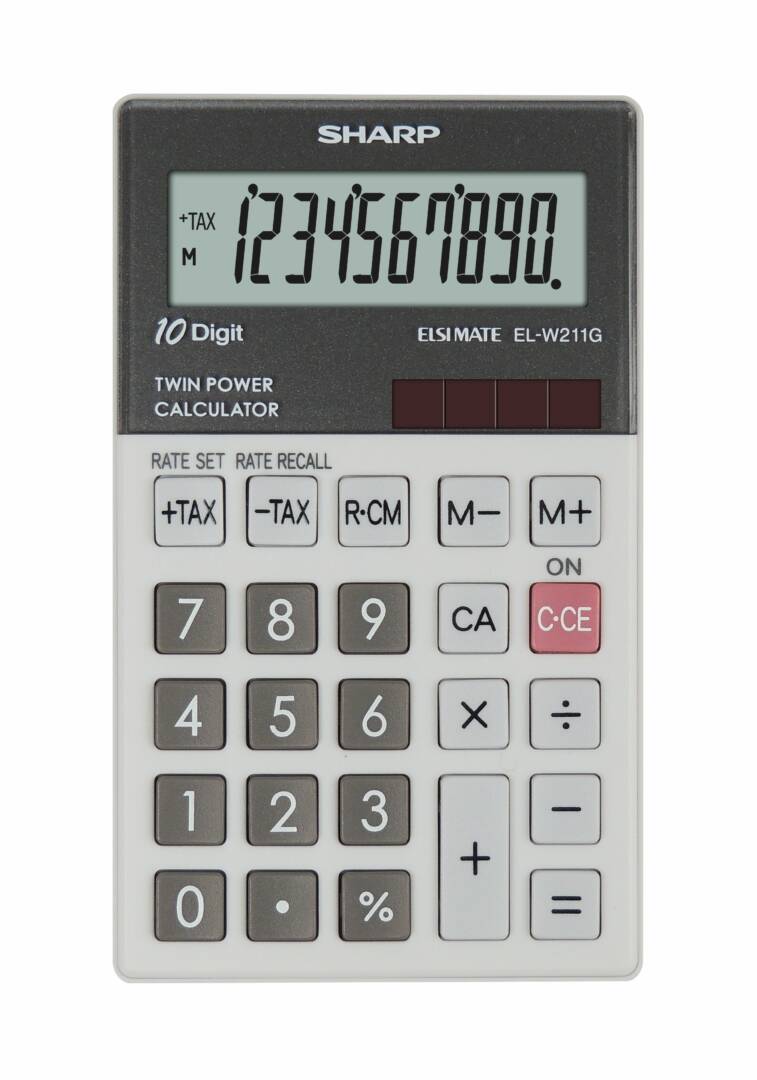 Джобен калкулатор SHARP EL W211GGY