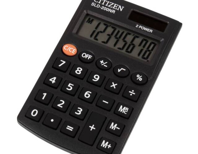 Джобен калкулатор CITIZEN SLD 200NR